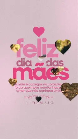Feliz dia das Mães 