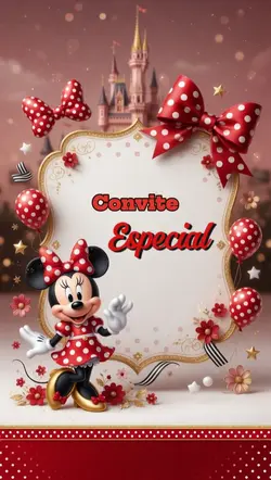 Convite Minnie Basic