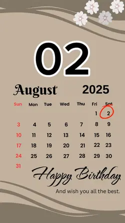 birthday 02 August