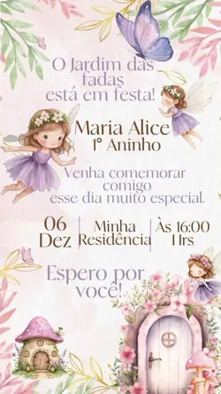 Convite Jardim