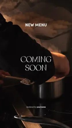 New menu