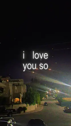 i love you so 