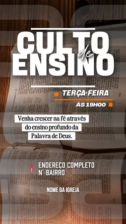 CULTO DE ENSINO