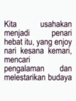 kita usahakan mnjadi