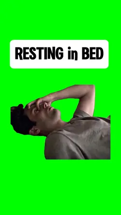 RESTING in BED