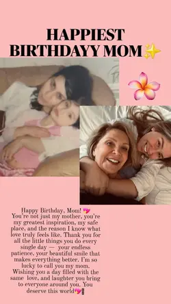 happy birthday mom