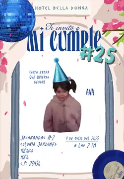 MAMMA MÍA invitación
