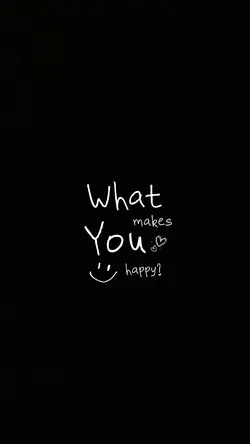 What makes you happy