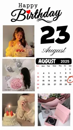 birthday 23 August 
