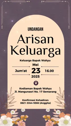 undangan arisan