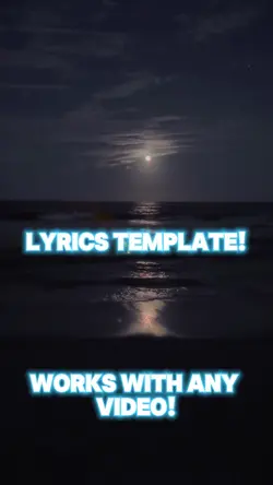 Lyrics template