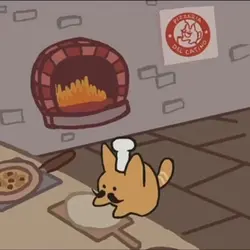 Cat cook da pizza 