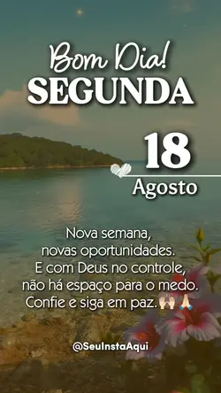 Segunda 18 de Agosto