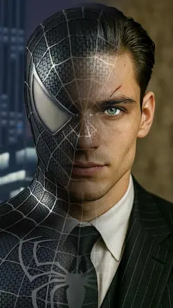black spiderman 