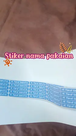 label nama printing 