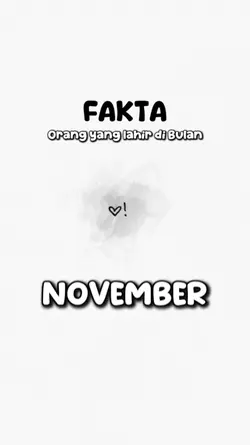 Kelahiran November 