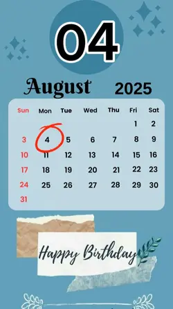 birthday 04 August