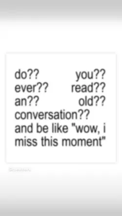 past convo