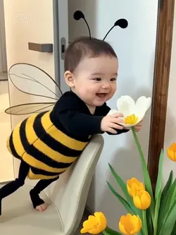 The Cute Baby Bee