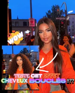 IA CHEVEUX BOUCLÉS 😱