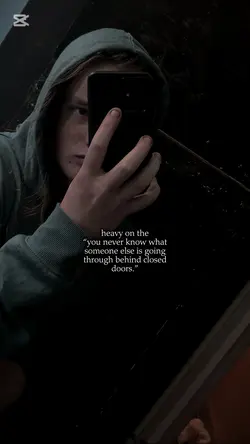 you never know 