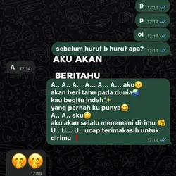 aku akan beritahu 