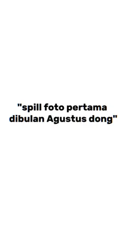 spill foto pertama 