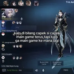 kalo di bilang capek