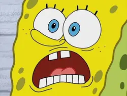 Spongebob scared