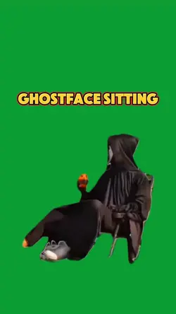 Ghostface Sitting