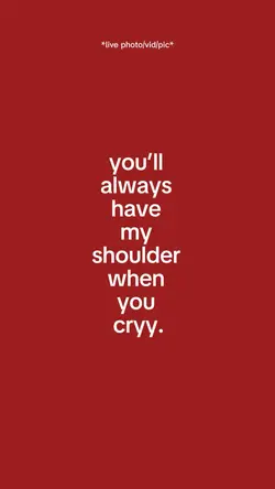 Shoulderwhenyoucryy