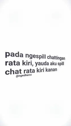 YAUDA AKU SPILL CHAT