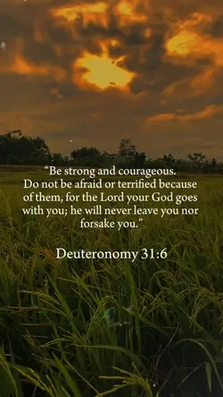 Deuteronomy 31:6