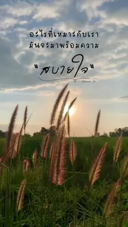 อะไรที่เหมาะกับเรา