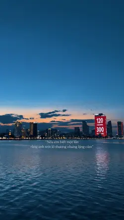 Nếu anh biết một lần