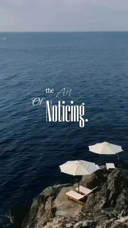 the art of noticing
