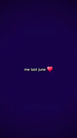 Last june