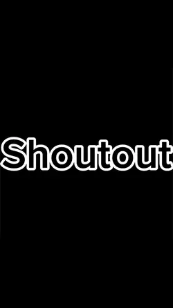Shoutout people 