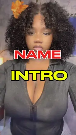 Name Intro