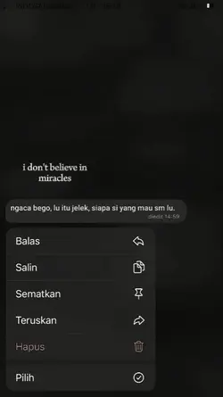 i don't believe