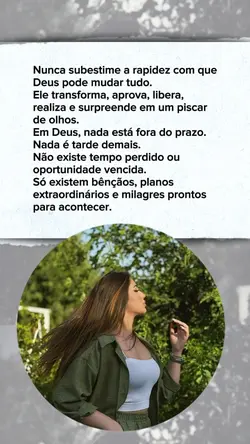 Deus pode mudar tudo