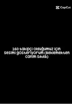 Sesimi gösterdim 