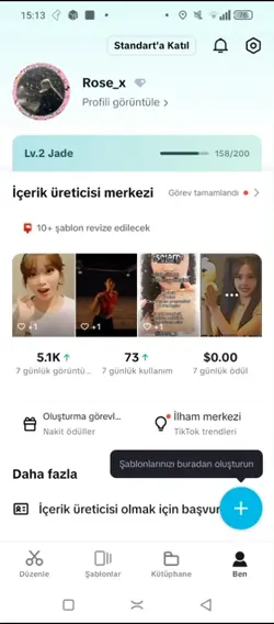 şablon içerik üretic