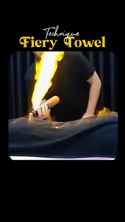 Fiery Towel Massage