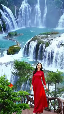 cảnh đẹp thác nước 