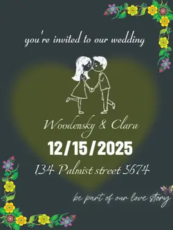 Wedding invitations