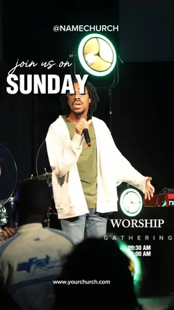 JOIN US SUNDAY 