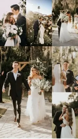 wedding collage 