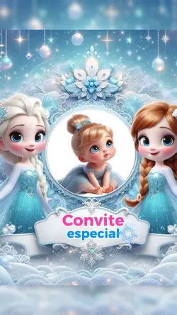 Convite da Frozen 