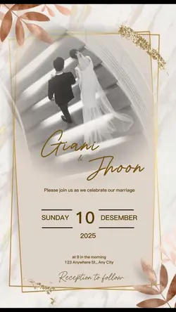 Wedding invitation